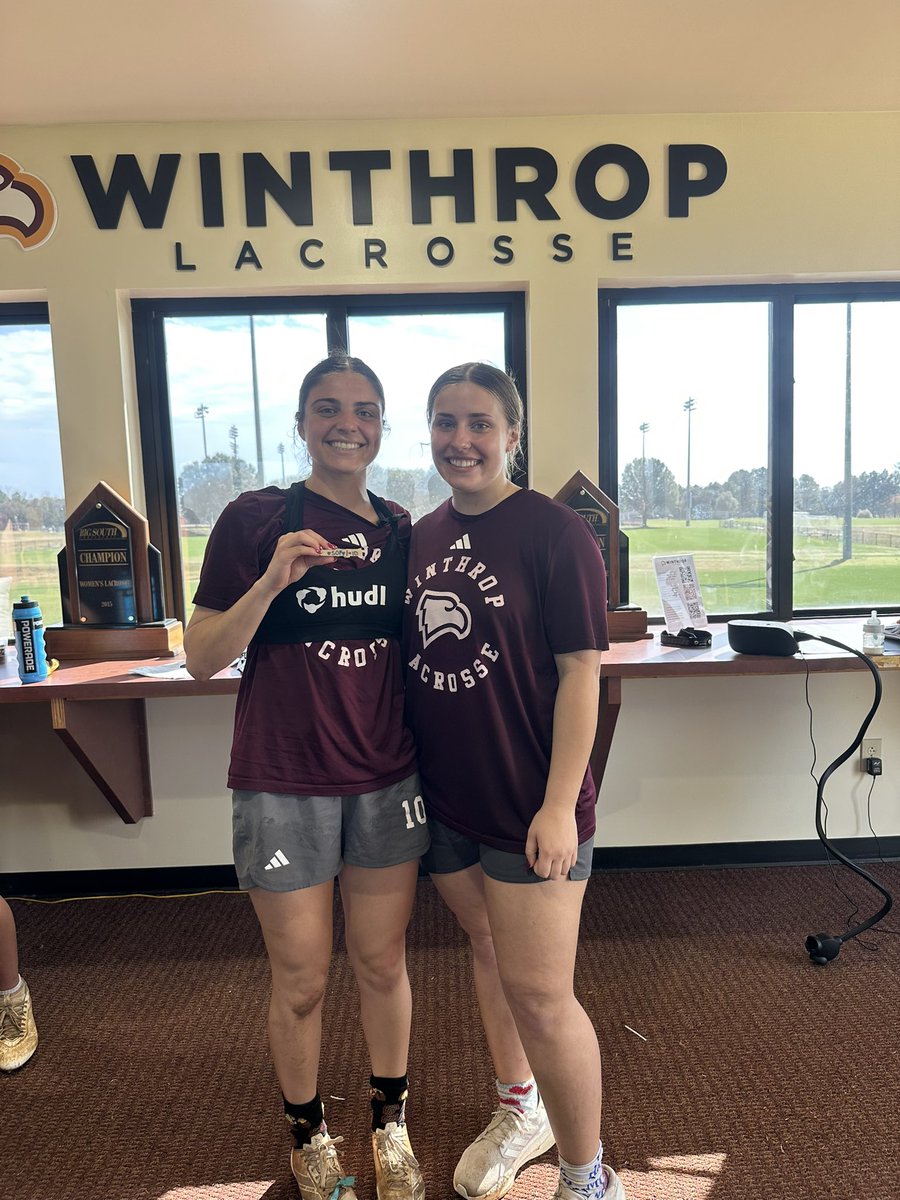 WinthropLax's tweet photo. 𝐍𝐄𝐖 𝐂𝐋𝐈𝐏 𝐖𝐈𝐍𝐍𝐄𝐑𝐒 
.
Congratulations to these two deserving student-athletes for being recognized for all they do on and off the field! We are so proud of you, Sofia and Rose! 💛🦅
.
#GoEagles | #ROCKtheHILL https://t.co/dsrvPEjn7r