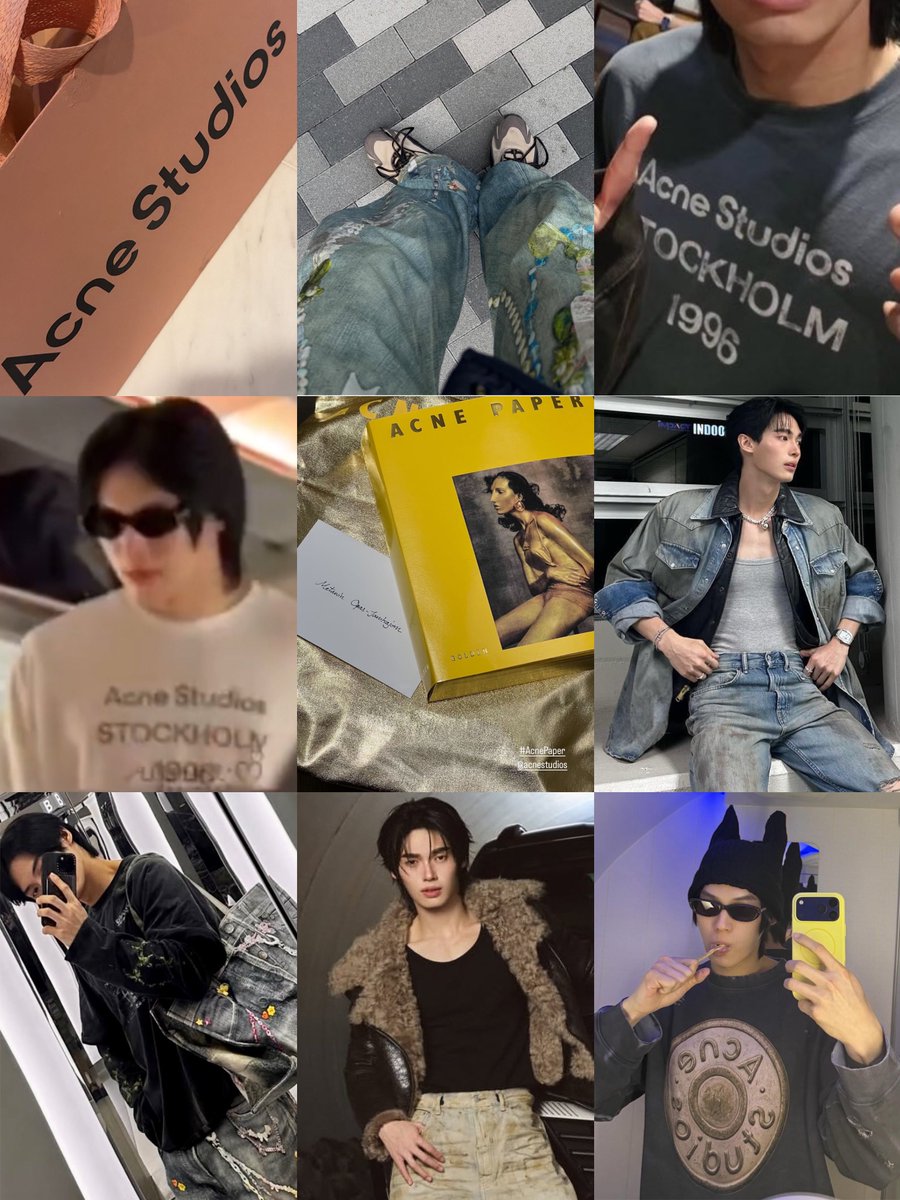 IamMoon7's tweet image. #LRT Win's been wearing their clothes &amp;amp; products since forever. He genuinely loves the brand! So to see him being invited to their show feels authentic. TQ #AcneStudios! 🙏🏻
Also, Win is finally going to PFW! Hopefully he'll meet some new friends. 🥰
#winmetawin #วินเมธวิน