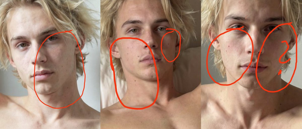 Limpex8's tweet photo. @adondonisx @noahblondie Ur hot. Not he. He is just AI crap https://t.co/c06akvmsQd