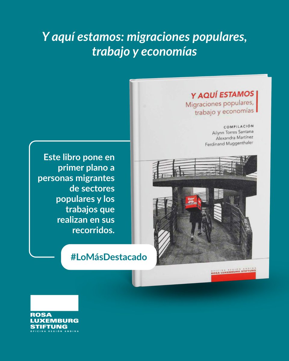 rosaluxandina's tweet image. #Publicación | 🌎 Migrar es una forma de resistencia.
Este libro reúne historias y análisis que desmontan los relatos oficiales sobre la migración en América Latina.

Conoce más: lnkd.in/eUyx3Uie

#Migrar #Resistencia #AméricaLatina #DerechosHumanos #PensamientoCrítico