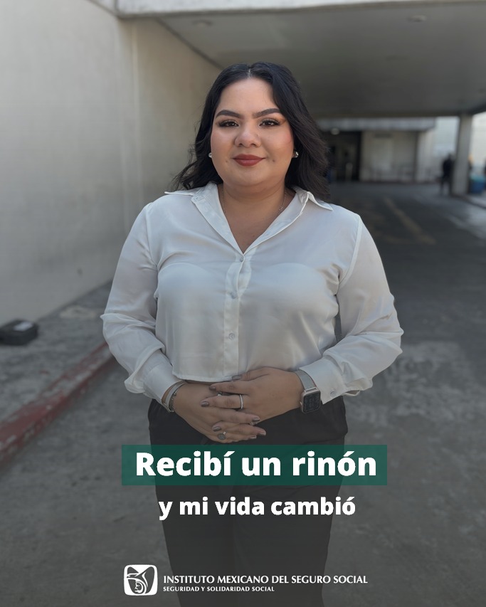 IMSS_Mor's tweet photo. Cynthia Magali se benefició hace dos  años con un trasplante de riñón en el #IMSSMorelos y hoy lleva una vida normal como cualquier joven de su edad. 

27 de febrero #DíaMundialDelTrasplante https://t.co/HpJCcoqpHn