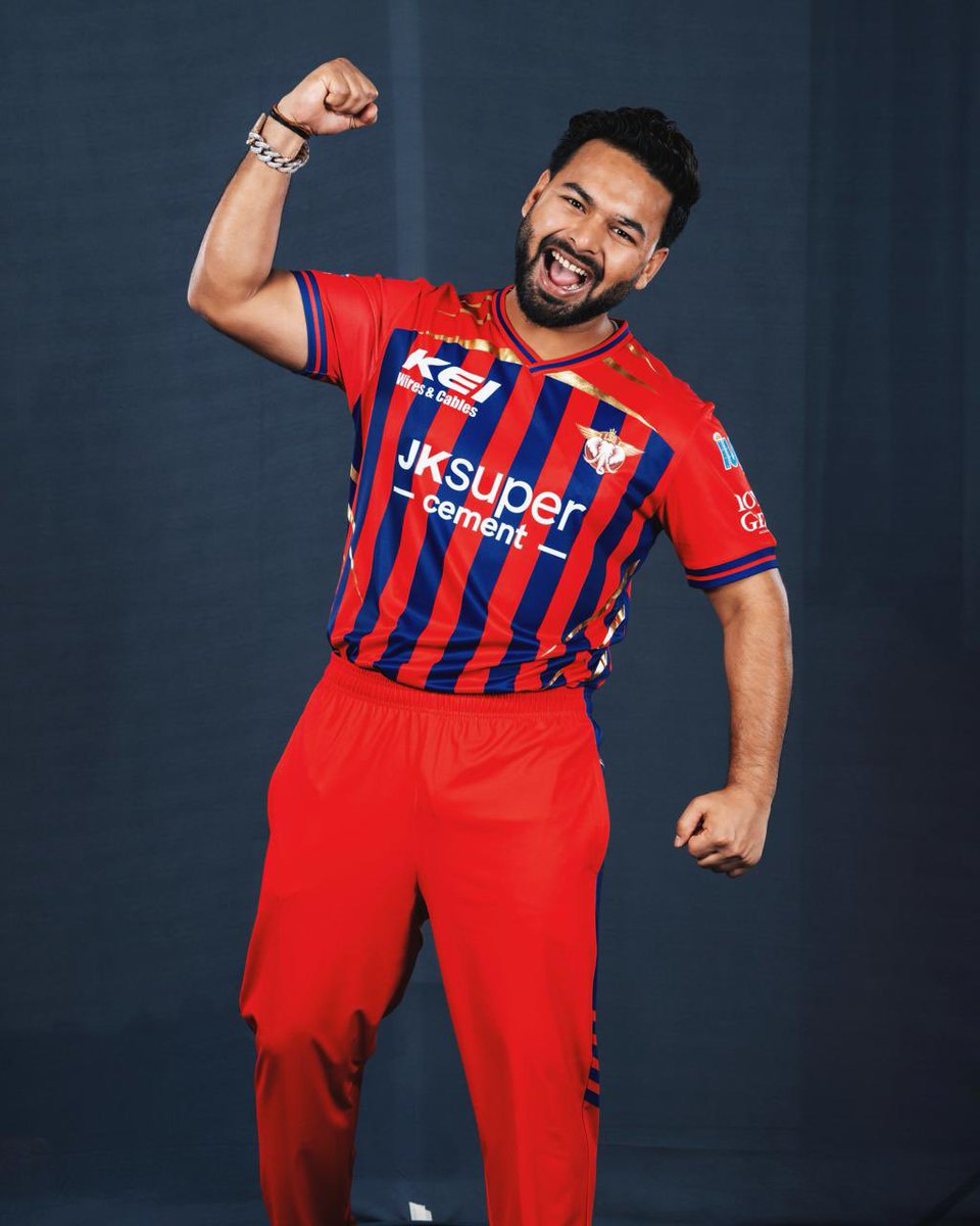 Can't wait to see you all in red and blue. 
<a href="/LucknowIPL/">Lucknow Super Giants</a>