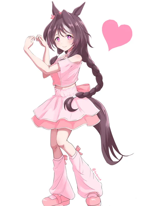 サクラチトセオーちゃん待てなくて着せてみましたの #サクラチトセオー