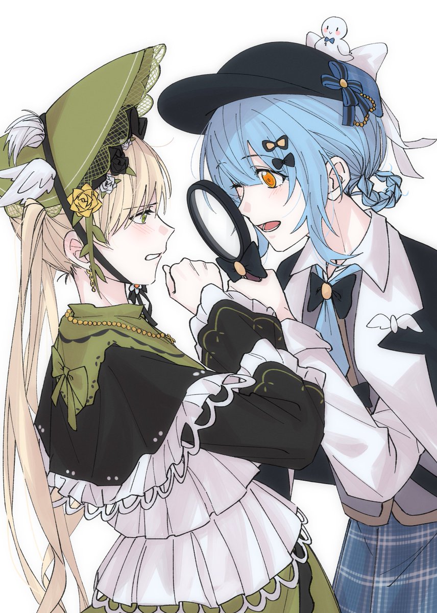 ochiba03's tweet photo. 物部ねくろ先生のシェリハン合同誌「Twing」に寄稿させていただいたイラストです！（掲載許可済み） https://t.co/6fOc76Tscw