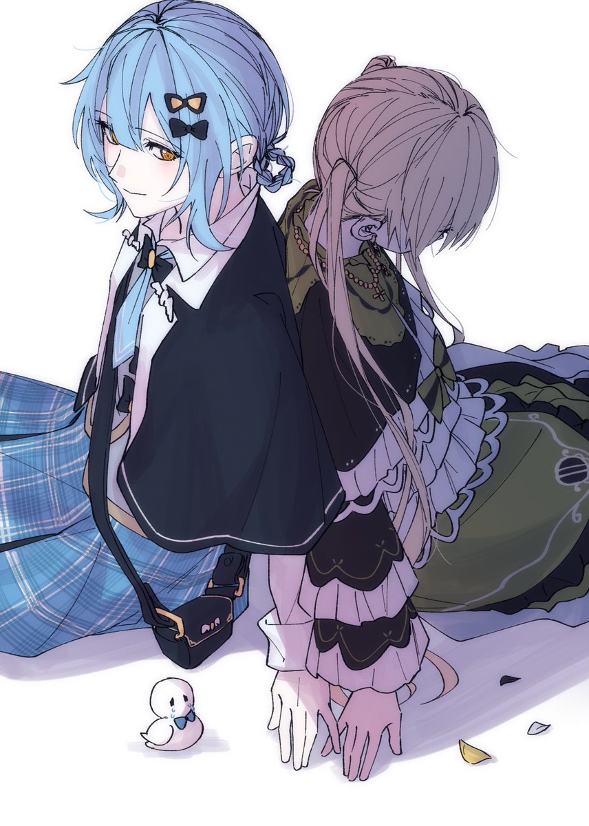 ochiba03's tweet photo. 物部ねくろ先生のシェリハン合同誌「Twing」に寄稿させていただいたイラストです！（掲載許可済み） https://t.co/6fOc76Tscw