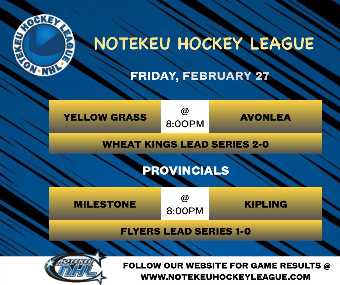 The Notekeu Hockey League tweet media