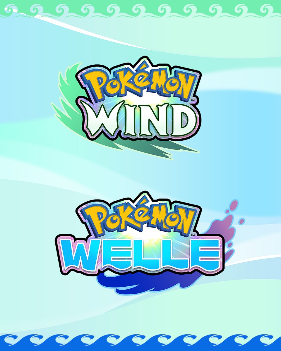 Pokémon Wind und Pokémon Welle erscheinen 2027 für #NintendoSwitch2!