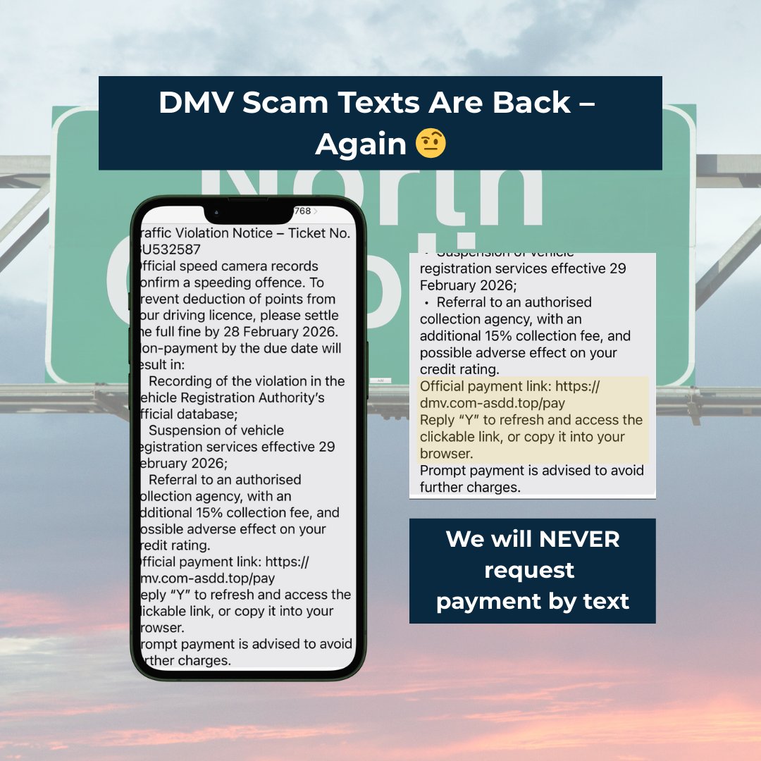North Carolina Division of Motor Vehicles tweet media