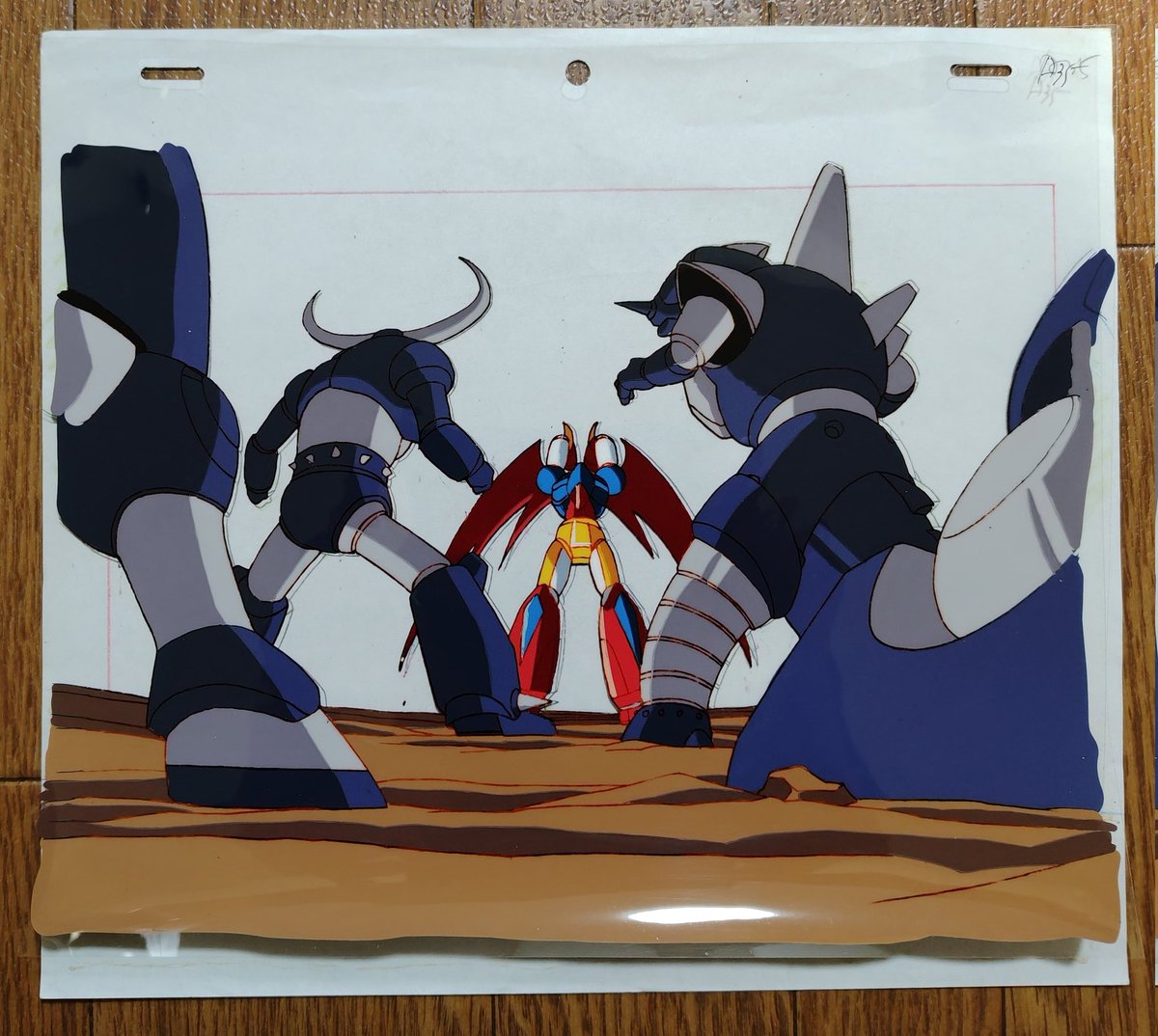 セル画2枚は大事に保管してます😊 うちのロットNo.が500番台なので同じ