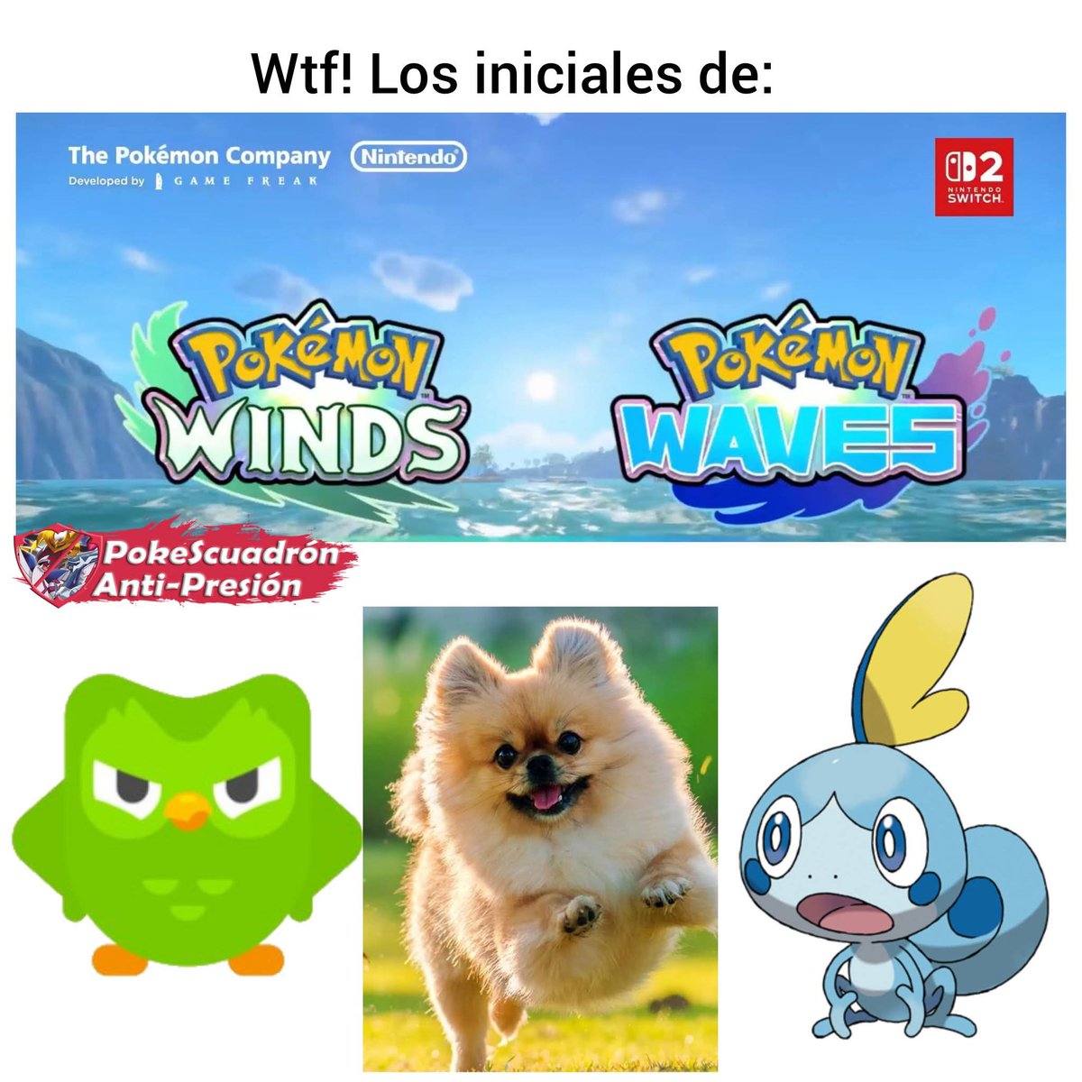 DistortionWRLD's tweet photo. Los iniciales de Pokémon Viento y Ola ser cómo: https://t.co/WgB90BFv5h