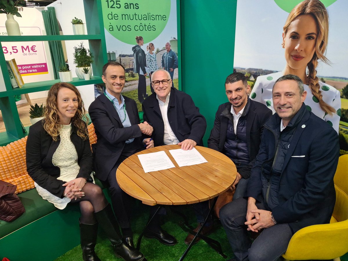 cpme94's tweet image. Notre président @MikoAlain présent aujourd’hui sur le @Salondelagri pour renouveler notre convention avec @GroupamaPVL 👌 un partenariat fidèle et constructif pour nos #pme 🙏