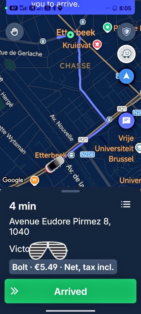 Le taxi de rue Bruxellois tweet media