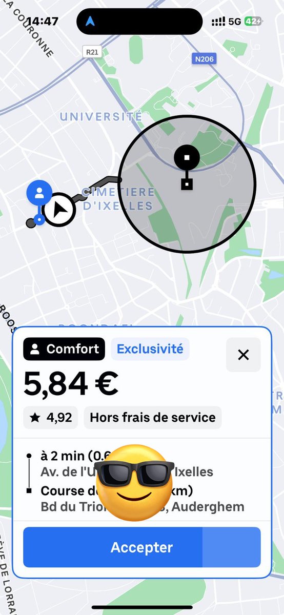 Le taxi de rue Bruxellois tweet media