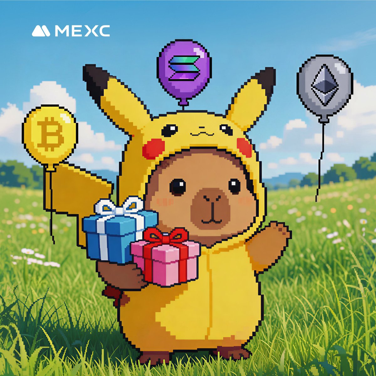Feliz PokéDia! #PokemonDay ✨

Já fazem 30 anos que Pikachu e seus companheiros conquistaram o mundo inteiro!

Para comemorar, vamos sortear 50 $USDT para 5 vencedores! (10 $USDT cada)

É só:
- Seguir a gente e dar RT + Like no post
- Nos contar seu #Pokémon favorito
- Marcar