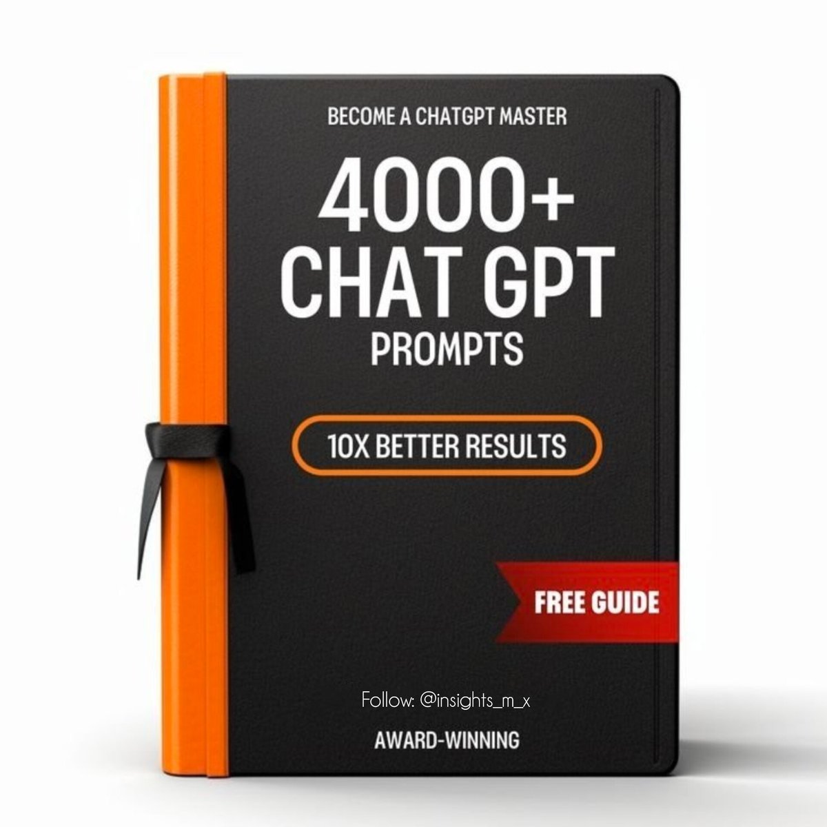 insights_m_x's tweet photo. 🔥FREE BOOK DROP🔥

Inside:
⚡Master prompt engineering
⚡Automate content, emails &amp; research
⚡Expert-level results
⚡Save hours with AI precision

Get it:
1️⃣Like &amp; RT (This PosT)
2️⃣Type “ prompt ” [Must]
3️⃣Follow Me @insights_m_x For Instant DM

⏳Only 500 Copies — First Come! https://t.co/W1SHqBnHig