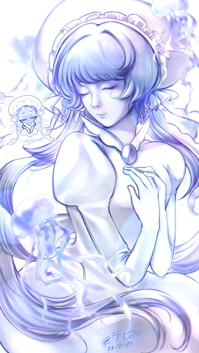 Inot_Potato's tweet photo. Frilled jellyfish drawing i did a few days ago!!

#frilledjellyfishcookie
#cookierunkingdom 
#digitalillu https://t.co/vHQhLRTEuw