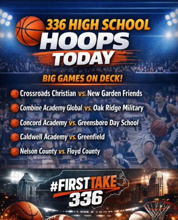 JohnnyMiller_X's tweet photo. 🏀 336 HIGH SCHOOL HOOPS TODAY
Big games on deck: 2/27/26
-Crossroads Christian vs. New Garden Friends
-Combine Academy Global vs. Oak Ridge Military
-Concord Academy vs. Greensboro Day School
-Caldwell Academy vs. Greenfield
-Nelson County vs. Floyd County
#FirstTake336 https://t.co/pCjDsgxh6v