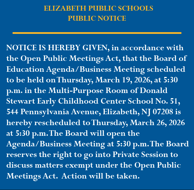Elizabeth Public Schools tweet media