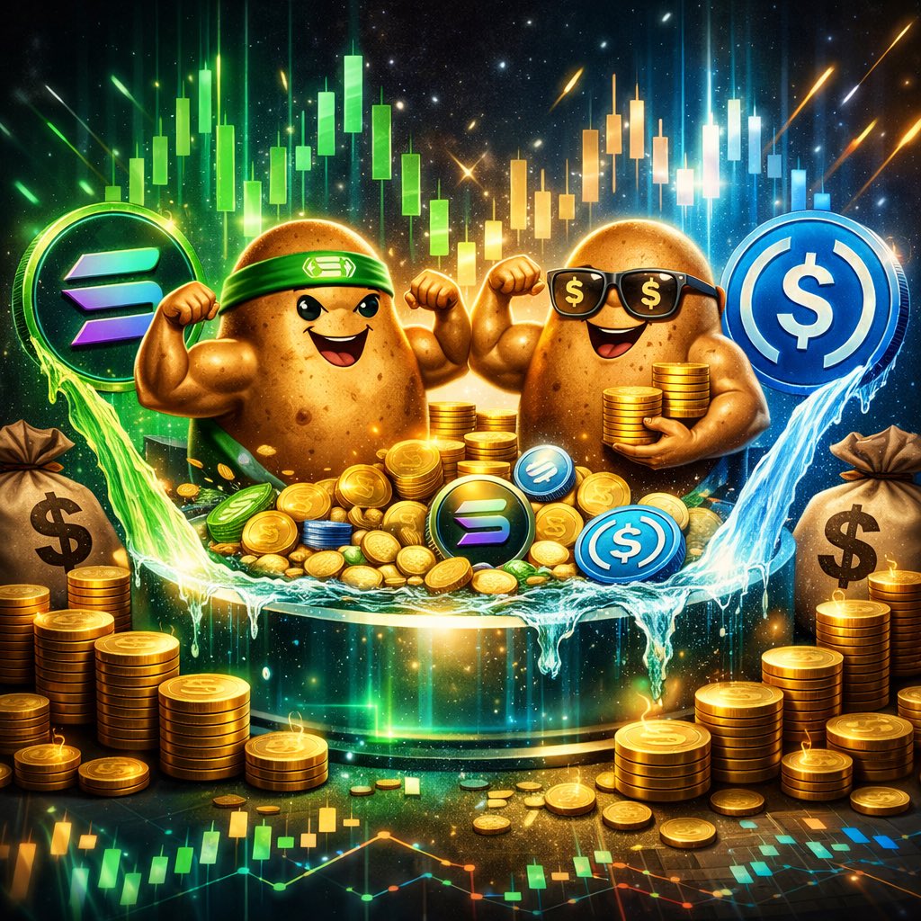 CodyHolmSP's tweet photo. 🚨🥔 BIG MOVE FOR SPUD 🥔🚨

The builders just leveled us up.

The SPUD developers have officially created liquidity pools paired with both SOL and USDC — and this is a major strategic play for what’s coming next in crypto.

By pairing SPUD with SOL, we stay deeply integrated with the Solana ecosystem — fast, scalable, and built for high volume.

By pairing SPUD with USDC, we now have direct stablecoin liquidity backing the chart. That means:

• Stronger price stability
• Smoother entries and exits
• Reduced volatility swings
• Cleaner chart structure
• Better support when large buyers step in

This isn’t just about today’s volume.
This is about preparing for when serious liquidity flows back into crypto.

When the market heats up again, projects without deep liquidity get wrecked.
Projects that prepare in advance? They absorb volume and grow.

The SPUD team is building infrastructure — not hype.
Stronger pools. Stronger floor. Stronger foundation.

Liquidity wins cycles.
And SPUD is positioning itself for the next one.

🥔🌊 SOL + USDC liquidity live
📊 Stronger charts
🚀 Ready for volume

We don’t wait for the bull run.
We build for it.

#SPUD #SPUDToken #Crypto #Solana #USDC #Liquidity #DeFi #Stablecoin #Web3 #CryptoBuild #BullRunReady #SolanaEcosystem #CryptoInfrastructure #Altcoins #OnChain #DEX #CryptoCommunity