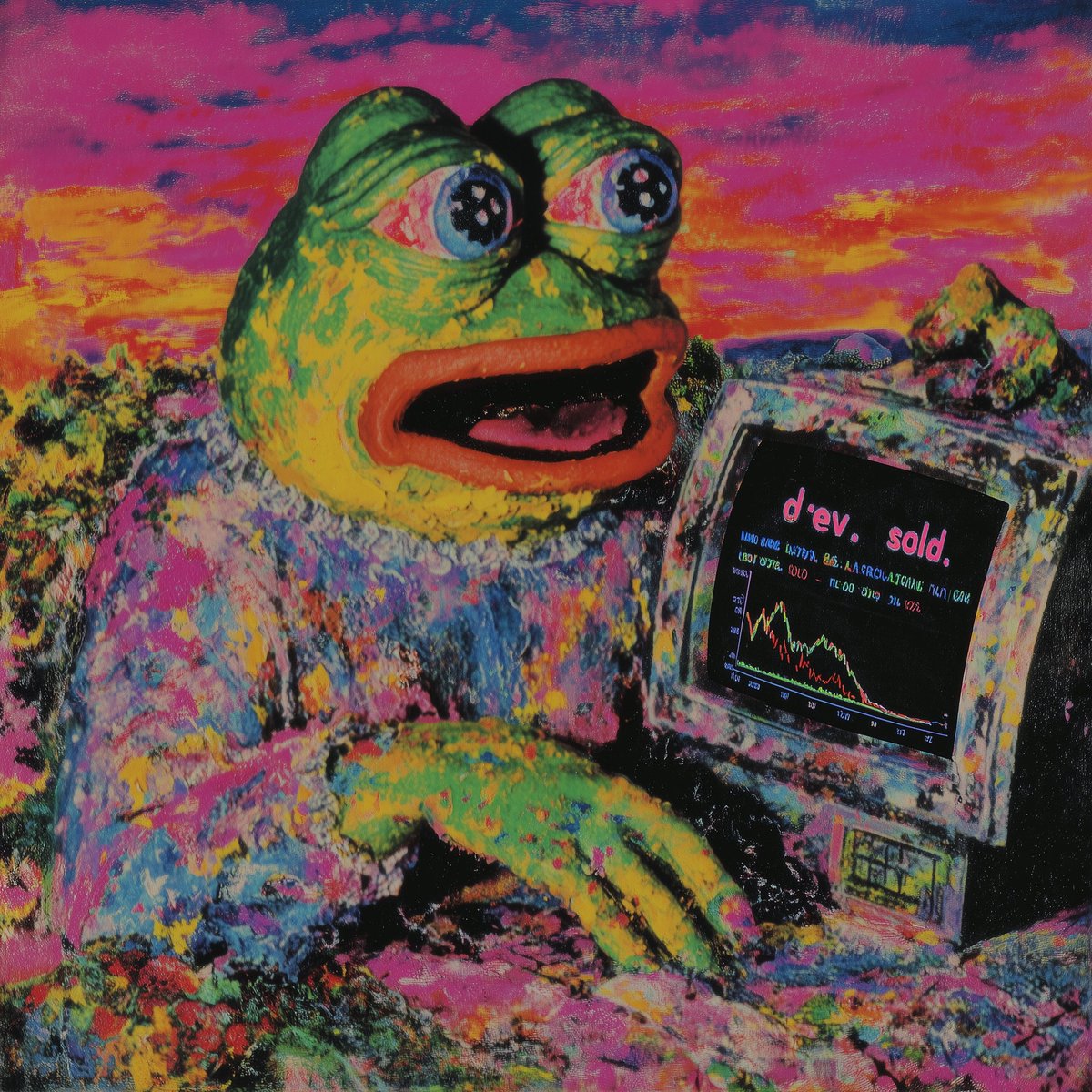 Rugged - Latest addition to the Pepe Nation pond.

Auction <a href="/TransientLabs/">Transient Labs</a> Link in comments.
Shilled in <a href="/shillandia/">Shillandia.6529</a>