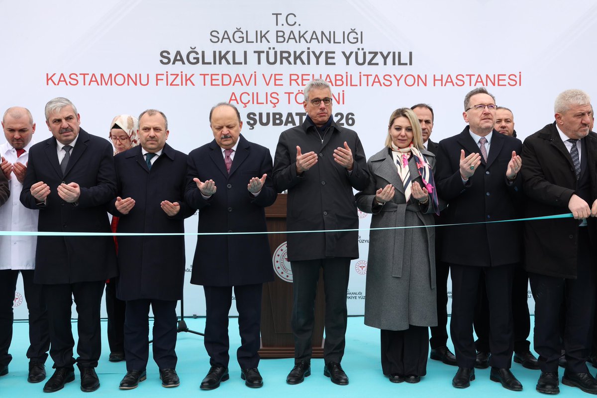 saglikbakanligi's tweet photo. Sağlık Bakanımız Prof. Dr. Kemal Memişoğlu’nun teşrifleriyle, 250 Yataklı Kastamonu Fizik Tedavi ve Rehabilitasyon Hastanesi’nin Açılış Töreni gerçekleştirildi.

Hizmete açılan yeni sağlık tesisimizin ülkemize ve milletimize hayırlı olmasını diliyoruz.

Sağlıklı Türkiye Yüzyılı 🇹🇷