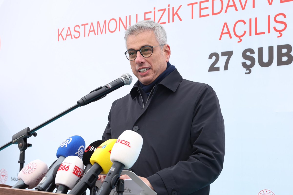 saglikbakanligi's tweet photo. Sağlık Bakanımız Prof. Dr. Kemal Memişoğlu’nun teşrifleriyle, 250 Yataklı Kastamonu Fizik Tedavi ve Rehabilitasyon Hastanesi’nin Açılış Töreni gerçekleştirildi.

Hizmete açılan yeni sağlık tesisimizin ülkemize ve milletimize hayırlı olmasını diliyoruz.

Sağlıklı Türkiye Yüzyılı 🇹🇷