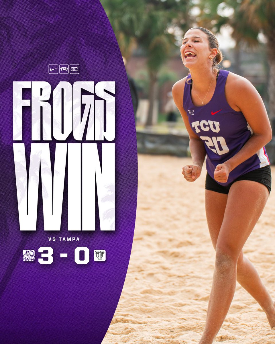 TCU Beach Volleyball tweet media