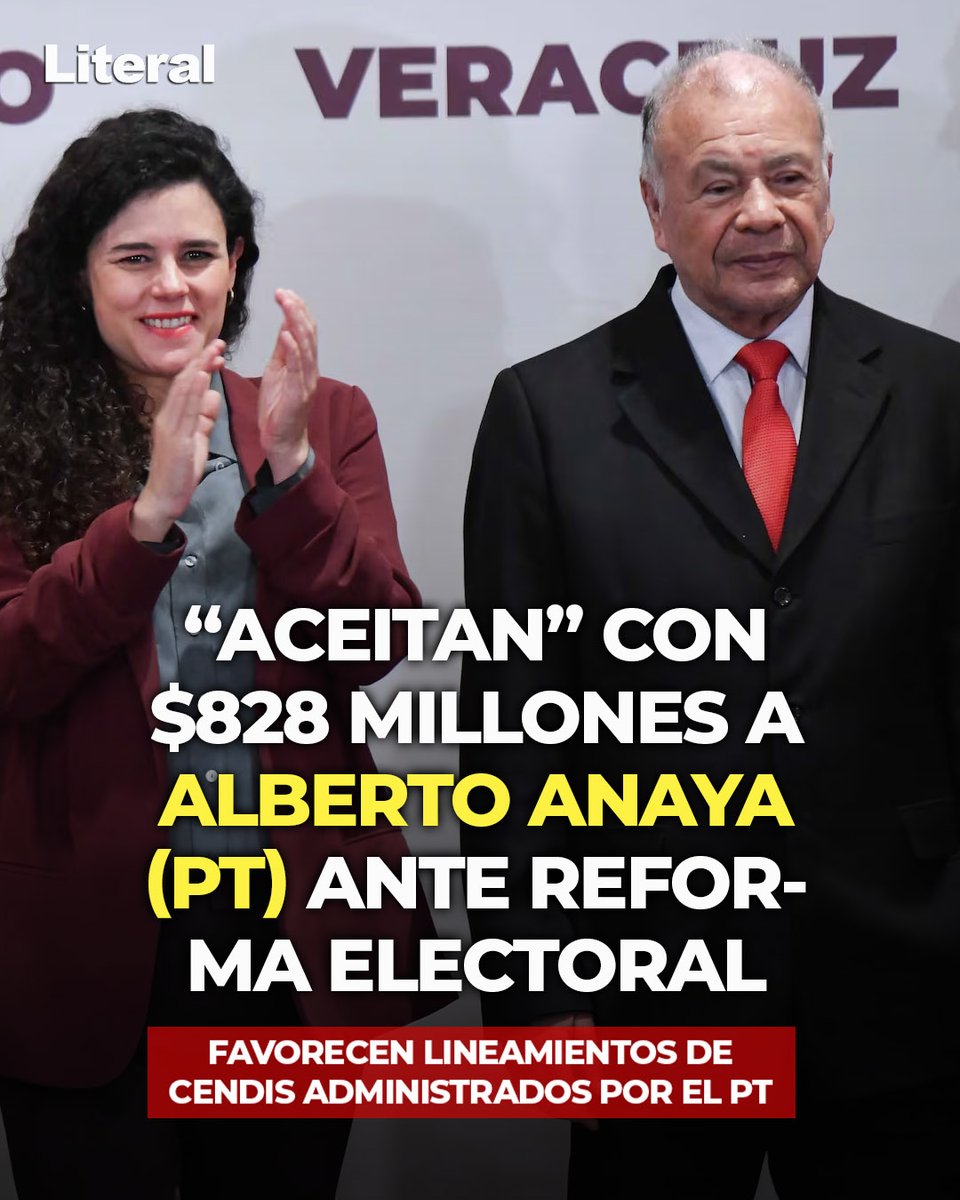 GOBIERNO DE SHEINBAUM "ACEITA" CON $828 MILLONES AL PT a días de la Reforma Electoral

Con un claro olor a corrupción en los recursos públicos, la federación cambia las reglas para los Centros de Atención Infantil (Cendis) administrados por el Partido del Trabajo de Alberto Anaya