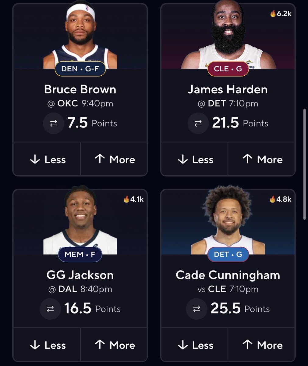 KJProps_'s tweet photo. 5U PLAY 🔥🔥🔥

we on a 20-5 run rn one of these players are going over and it’s not even close 🗣️

every person who likes and comments will be sent the play 

discord has been feasting 🍽️ 
https://t.co/QqbR5LSgpw https://t.co/C7MXbeNPel