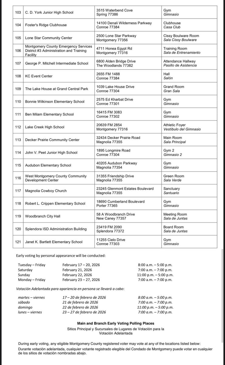 Montgomery Co Democratic Party-TX 🟧🌻 USA 📚🌊 tweet media