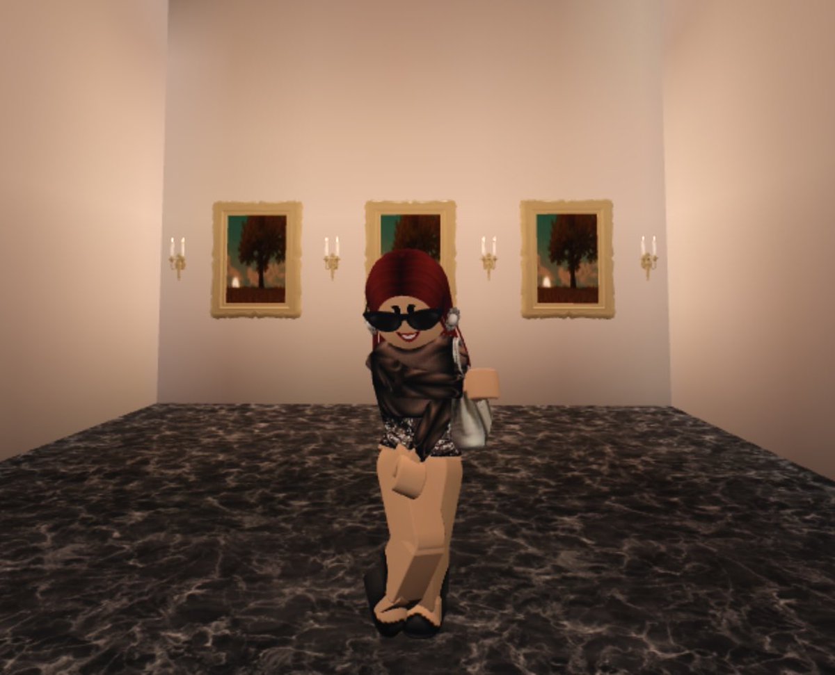 Red hair, don’t give a 🤬 care! #bloxburg #roblox