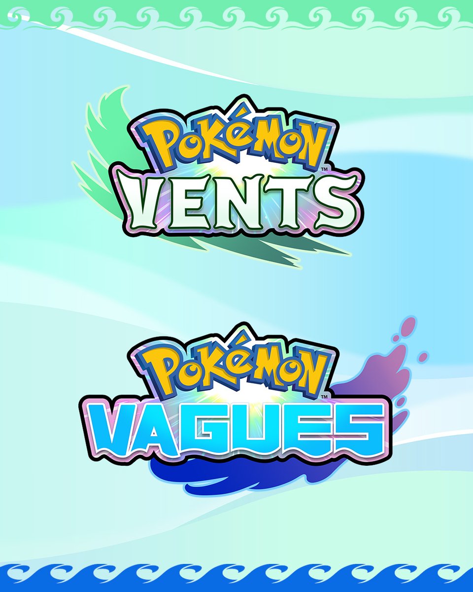 NintendoFrance's tweet photo. Pokémon Vents et Pokémon Vagues feront leur arrivée en 2027 sur #NintendoSwitch2 ! https://t.co/8dPbZjS5pR