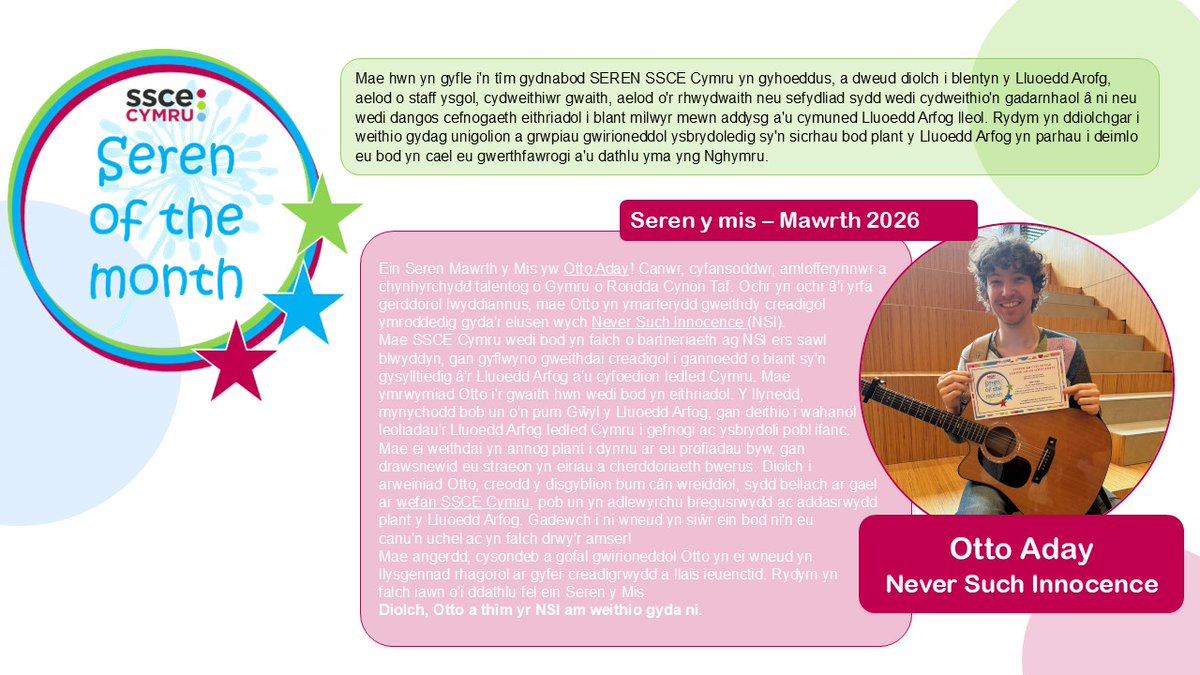 SSCE Cymru tweet media