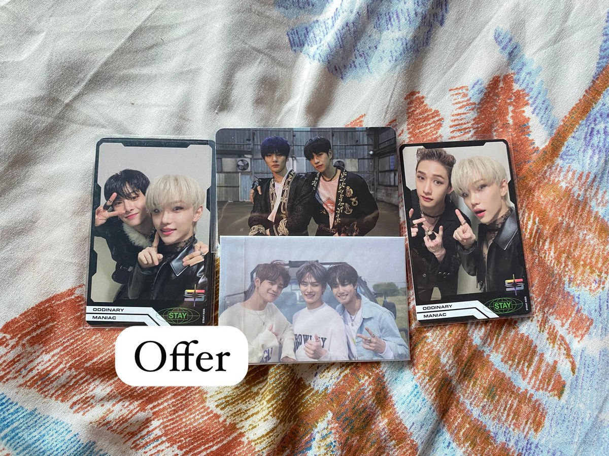 fadilah_005's tweet photo. @staysellings //ss wts photocard skz
Karena mau stop collect yg mau adopt boleh bgt https://t.co/U7LMicQ1Sm
