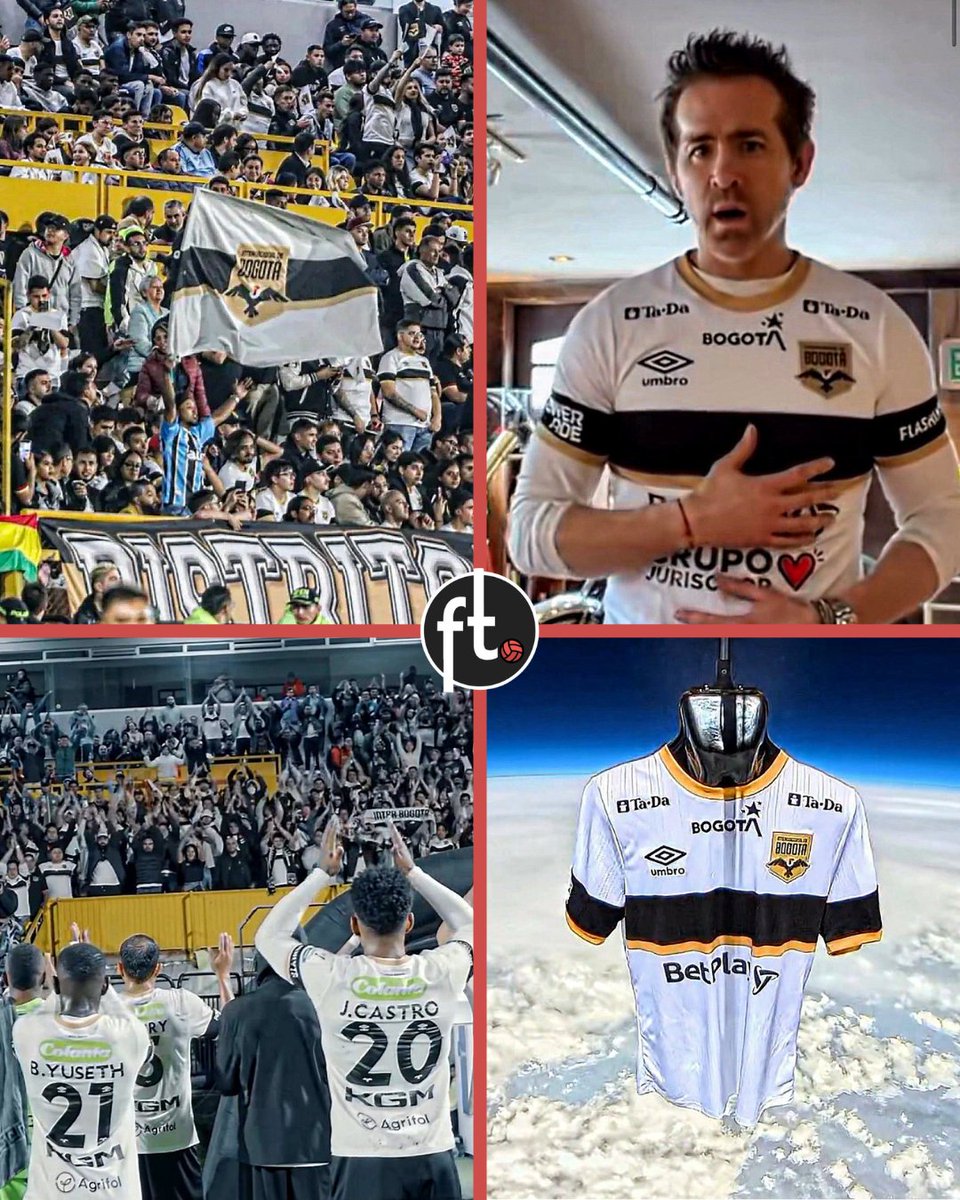 🚨 In Bogotá, a brand-new side is already shaking up Colombian football: Inter Bogotá, formed this season after taking the place of La Equidad FC. 🇨🇴

The club is backed by the same ownership group connected to Wrexham and Necaxa — including actor Ryan Reynolds, who has even been