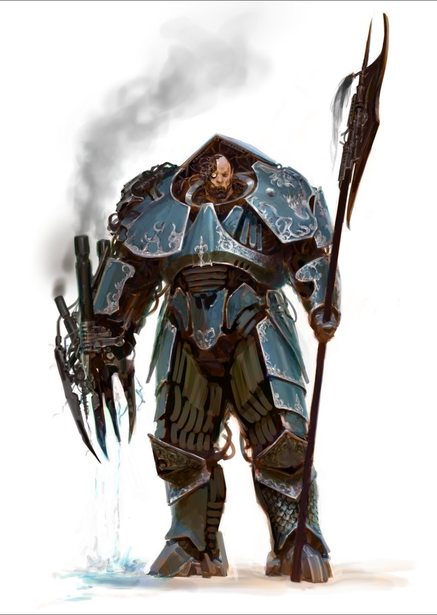 Something scifi for a change! I call this guy a Hounskull paladin