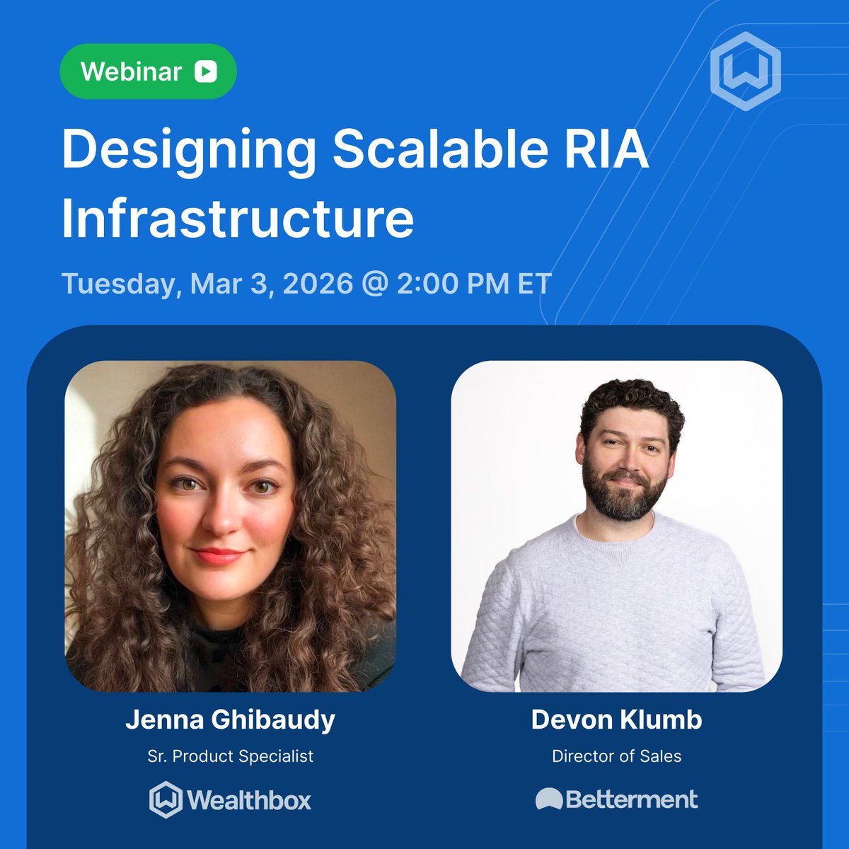 Launching an RIA? Don’t stop at brand and clients.

We’re joining <a href="/Wealthbox/">Wealthbox CRM</a> to show advisors in launch mode how CRM + custodian alignment creates leverage and sets the foundation for long-term growth.

Save your seat: wealthbox.com/webinars/desig…