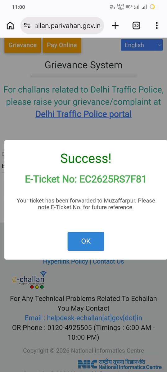 RkSharoff's tweet photo. @trafficpolicebihar @BiharPoliceHQ
#Justice #EChallan
#DoubleFine Sir, ek hi offence ke liye 52 seconds ke gap mein 2 challan kaise ho sakte hain? location Muzaffarpur.
Time 1: 09:52:37
Time 2: 09:53:29
Please is technical issue ko check karke help karein. Grieve ID EC2625RS7F81 https://t.co/n7nQzIkARq
