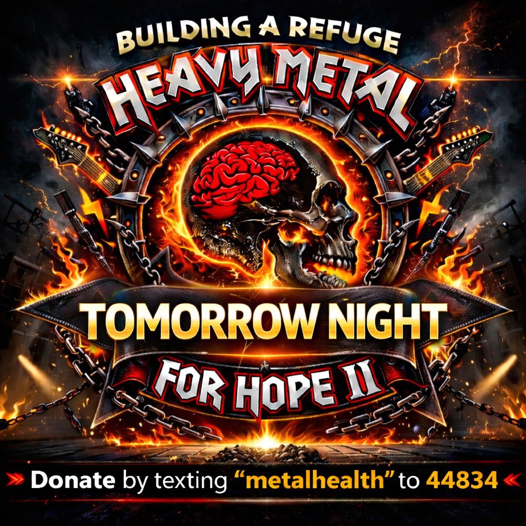 refuge_a's tweet photo. Thank you to @WTHRcom  and the morning team for supporting men’s mental health awareness! 

Come out to @416wabash and support Heavy Metal for Hope Saturday 2/28 !! 

Help us reach our goal by donating. Text “metalhealth” to 44834 and donate today! https://t.co/joHYmso8IK