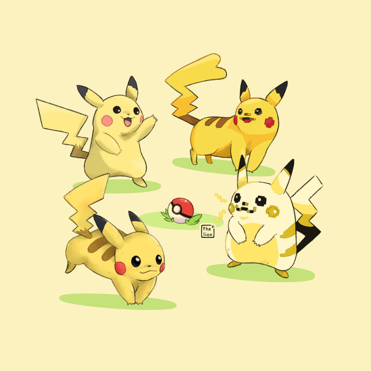 art_ofthe_lion's tweet photo. happy 30th Pokémon Anniversary!! 🎉🎉

these games have been with me since I was a child and I still love them so so much
hope everyone's enjoying the new announcements, I know I am, happy Pokémon Day y'all!

#pokemon #pokemonday #pokemon30 https://t.co/ramhSHcZWr