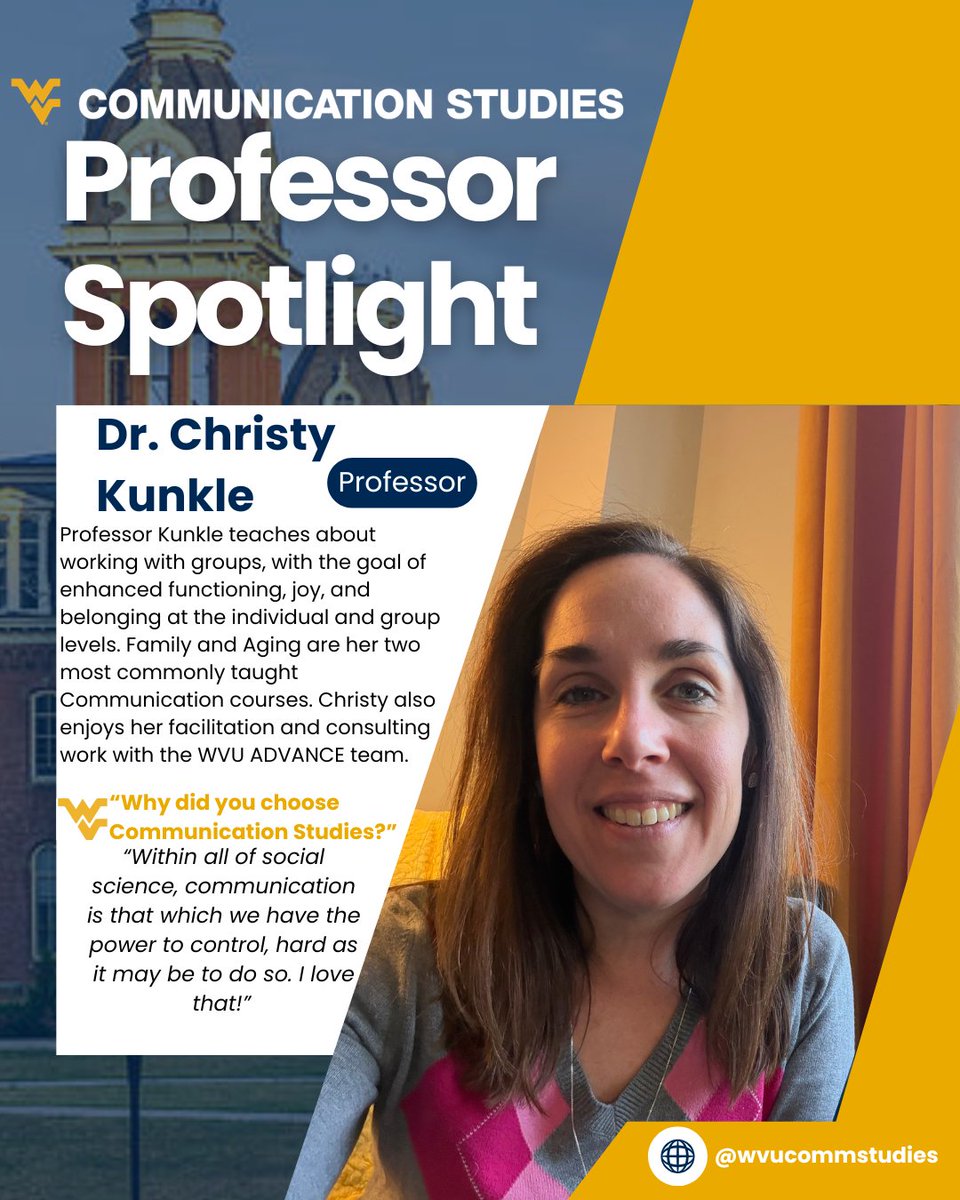 WVU Comm Studies (@wvucommstudies) on Twitter photo 
