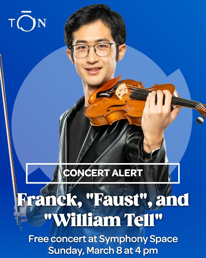 TheOrchNow's tweet photo. TŌN Resident Conductor Zachary Schwartzman returns with the orchestra to Symphony Space for another free concert of audience favorites on Sunday, March 8. RSVP at https://t.co/PcSazxoThz. https://t.co/HvRuj1BMsp