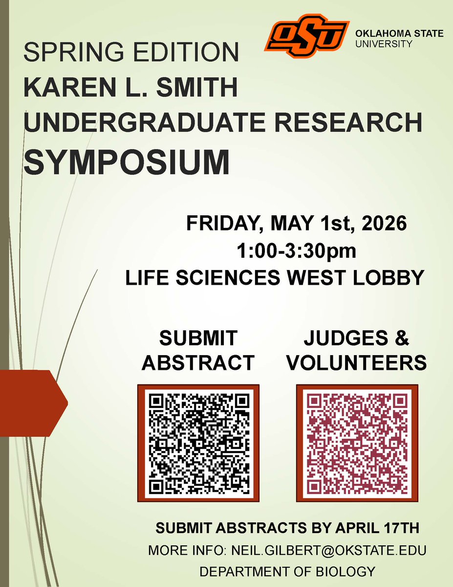 OSU Dept. of Biology tweet media