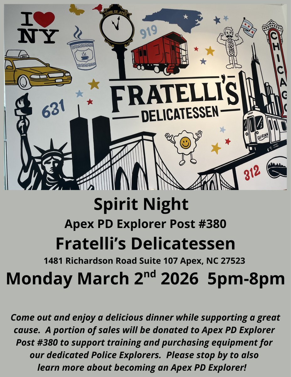 Apex Police Department tweet media