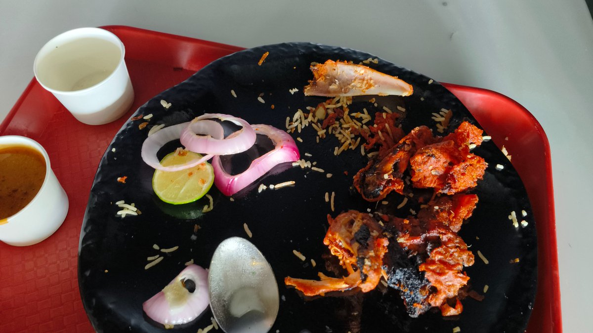 koti_k's tweet photo. @fssaiindia @CommissionrGHMC @AFCGHMC @cfs_telangana 
Sir,This is what they served to me today Mughlai Magic Hyd,Sky view , Please do something sir., I am sure it's not same day food ,refried and served upon paying 249 +GST..
https://t.co/NzPs1onL70 https://t.co/Yl27ENXHx0