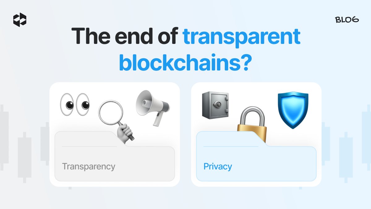 Public blockchains went all-in on transparency. Great for trust. Less great when everyone can see your entire financial life 👀

Privacy and security risks are forcing the #crypto industry to reconsider full transparency 🚀

<a href="/letsexchange_io/">LetsExchange</a> breaks down what this evolution really