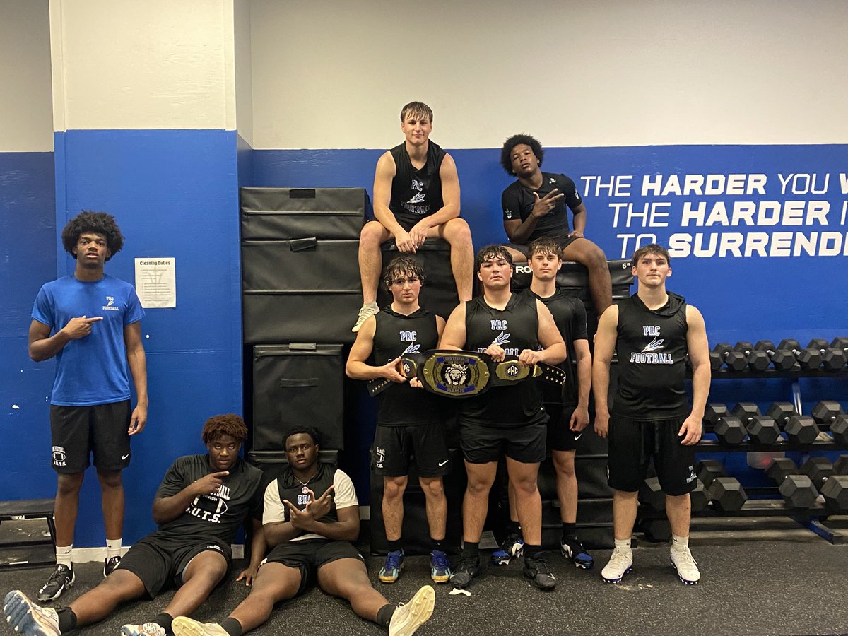 PRCHS_FB's tweet photo. Rain or shine, every Thursday is competition day! Congratulations to our week 5 champions. 

#GUTS https://t.co/ubEnjKLghf
