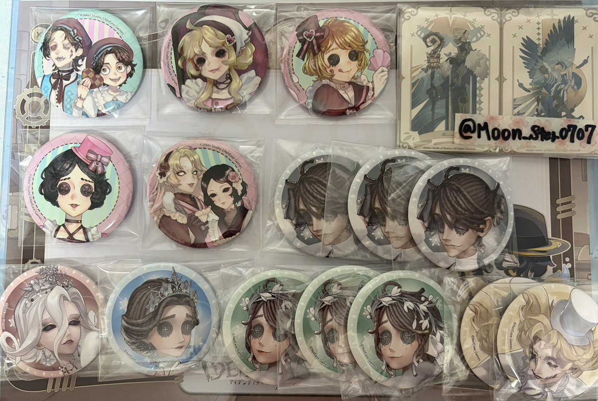 交換】第五人格 ～A Heartfelt Gift〜 缶バッジ アクキー クリカ