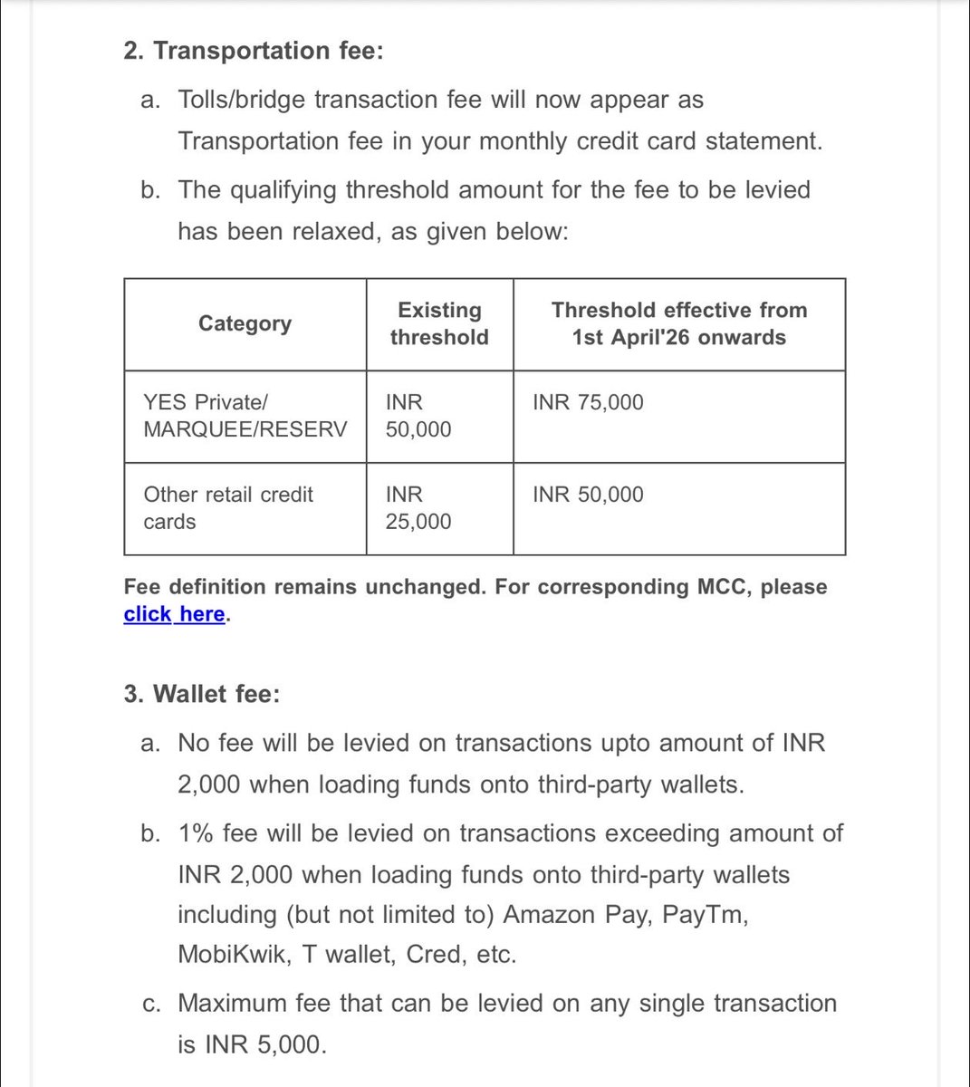 🚨 Yes Bank Credit Card Update 🚨

Full details 👇
