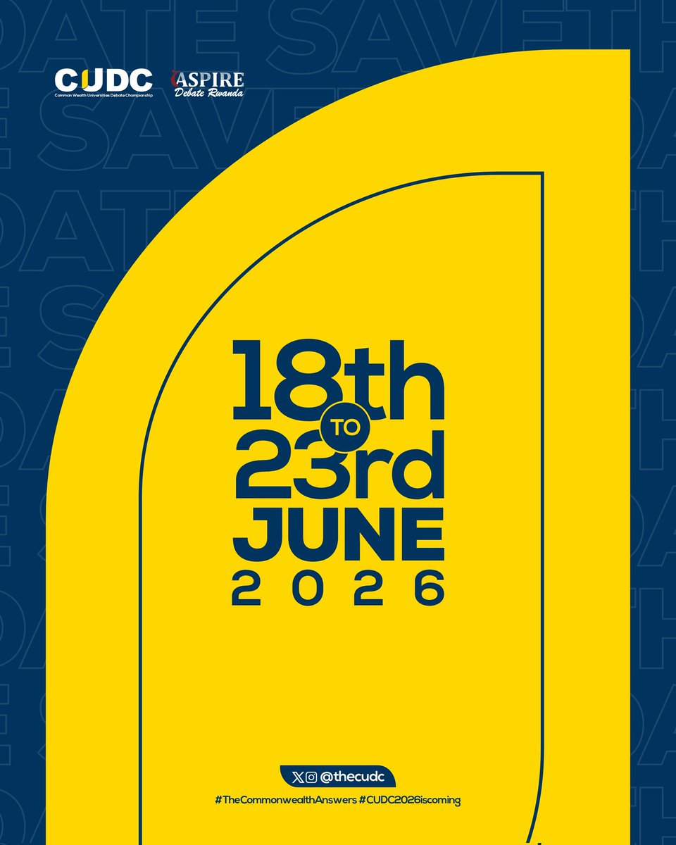 Commonwealth Universities' Debating Championship tweet media